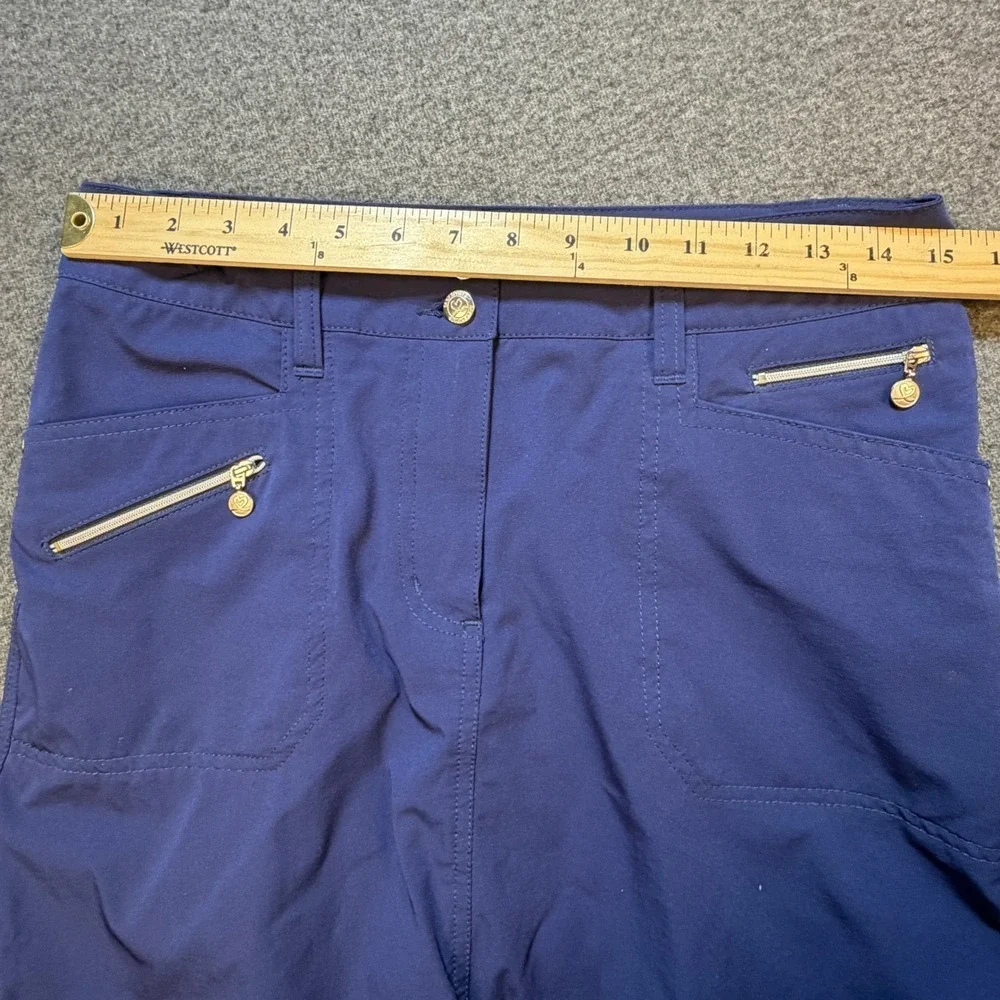 Daily Sports Navy Blue Golf Skort Women US 6 Blue Performance Pleated Back Skirt